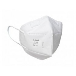 Respirátor FFP2 C-MASK biely 10 ks