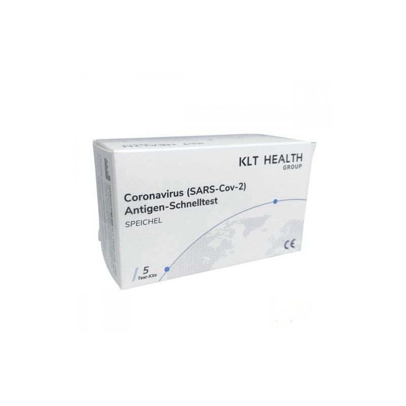 KLT HEALTH Antigénový test zo slín na COVID19, 5 ks